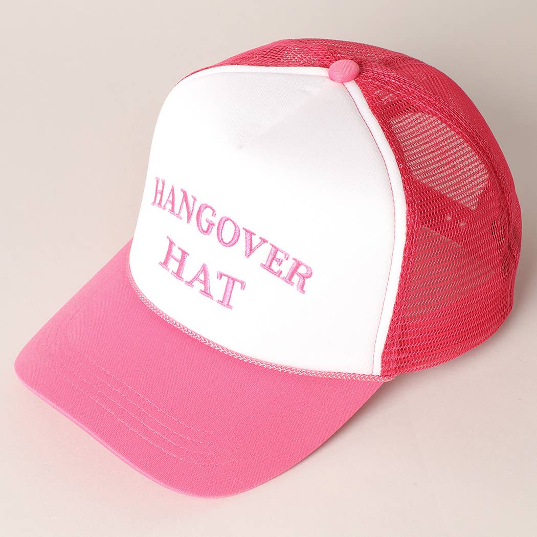 Hangover Embroidered Trucker Hat