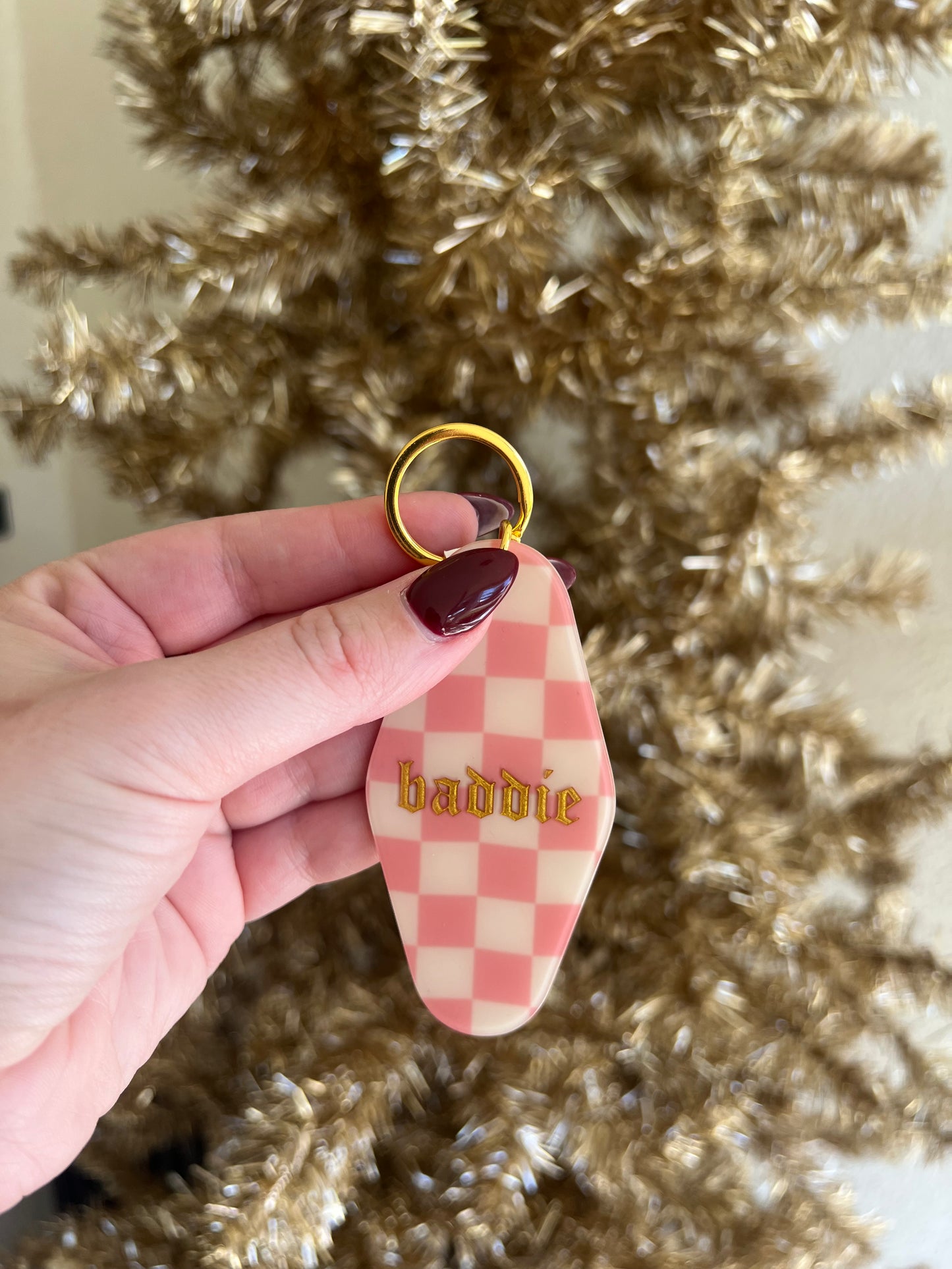 Baddie Motel Keychain