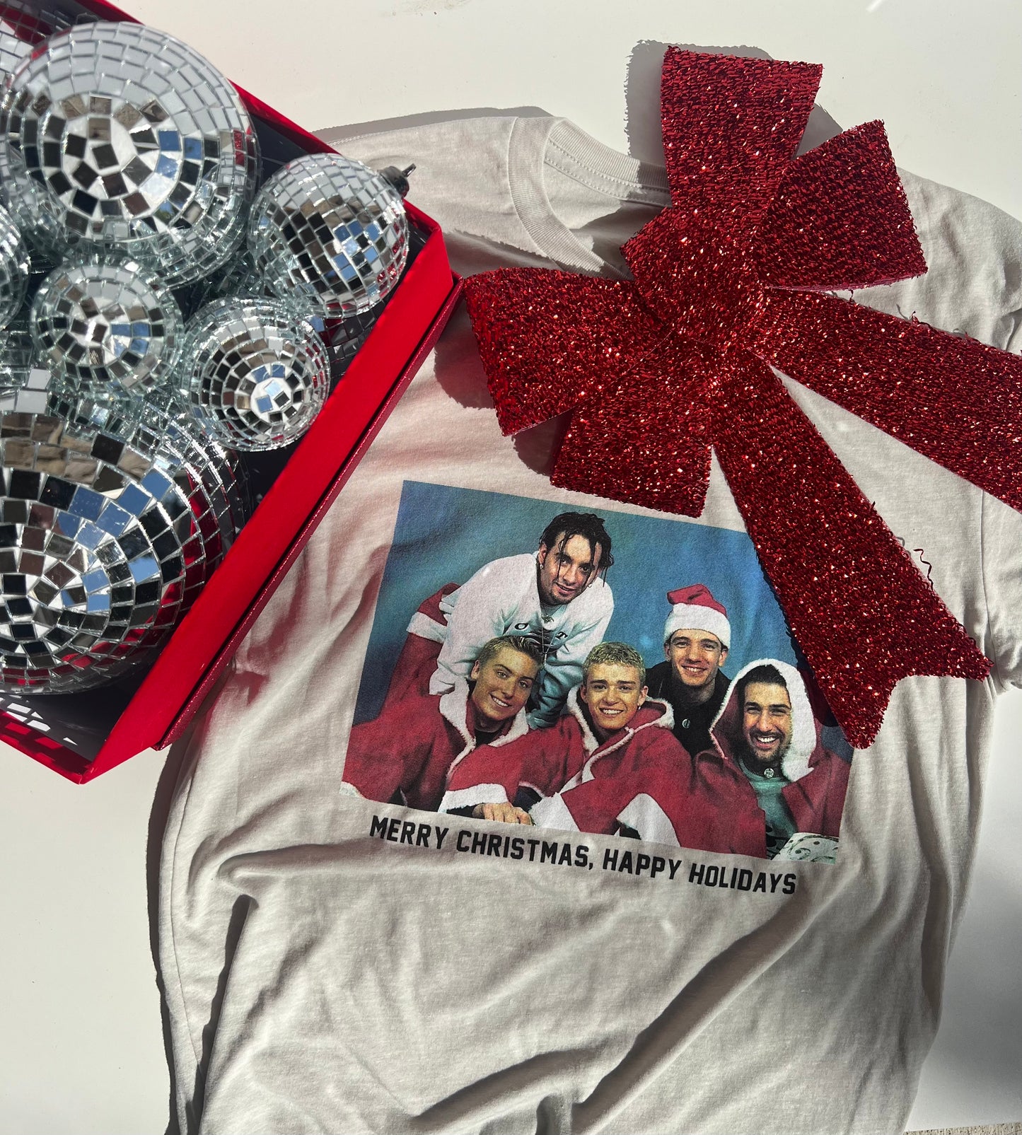 NSYNC Merry Christmas and Happy Holidays T-Shirt