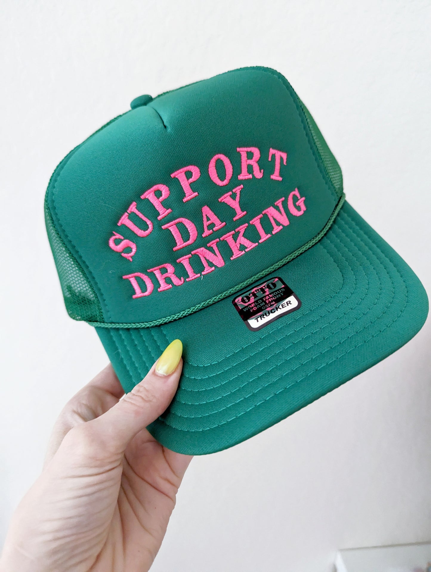 Support Day Drinking Trucker Hat