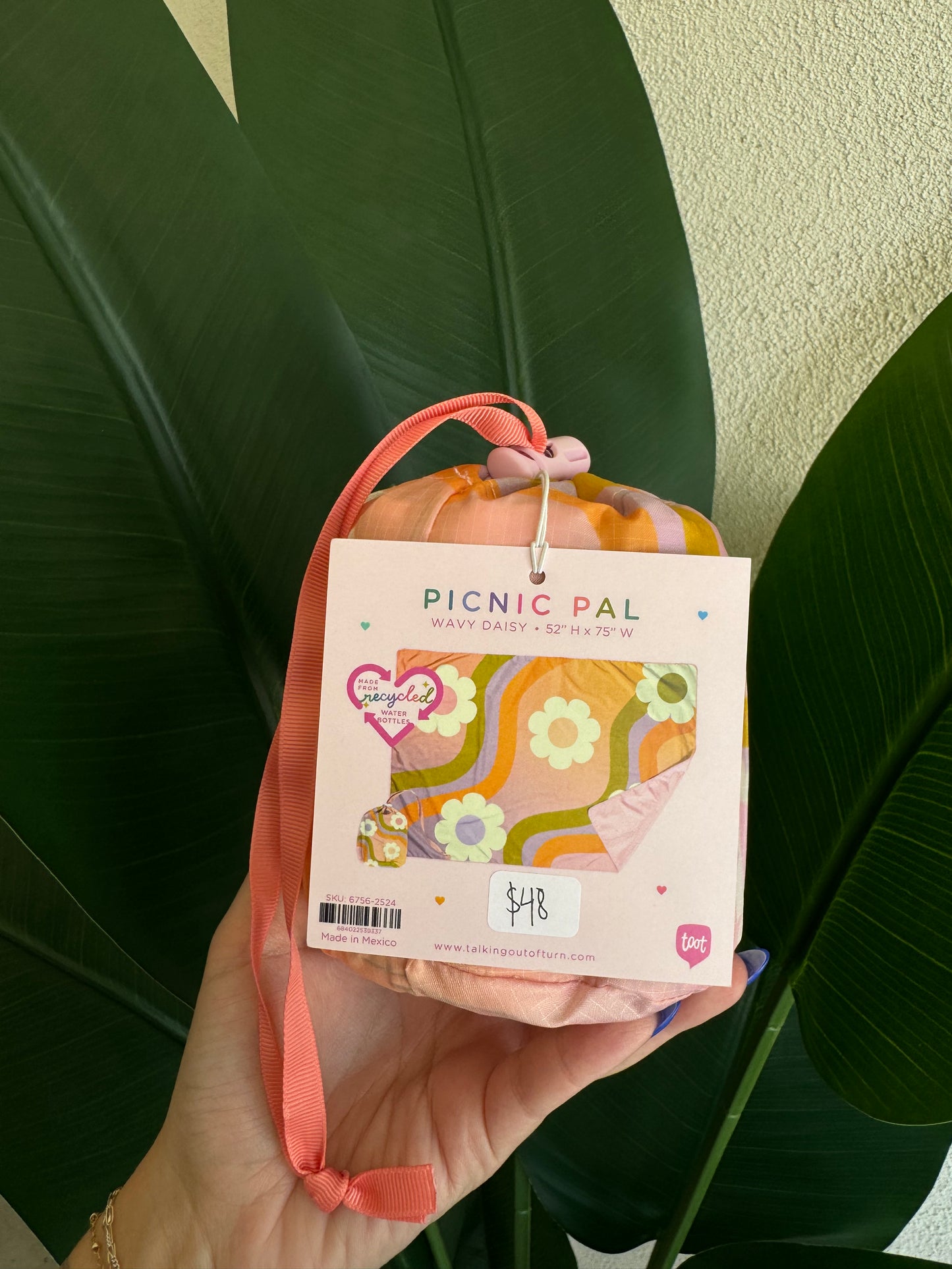 Wavy Daisy Picnic Pal Blanket