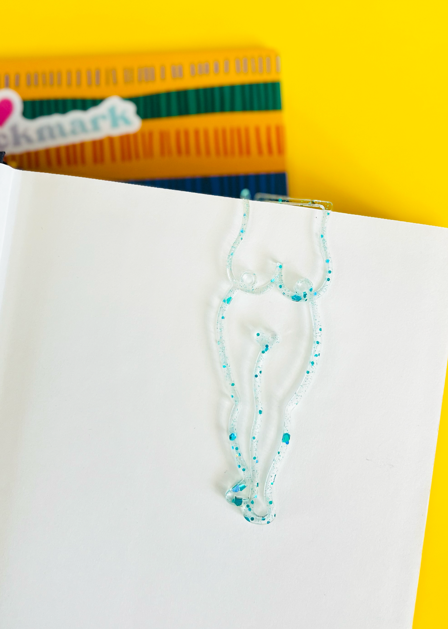 Nipclip Bookmark: Glitter Rose Dust