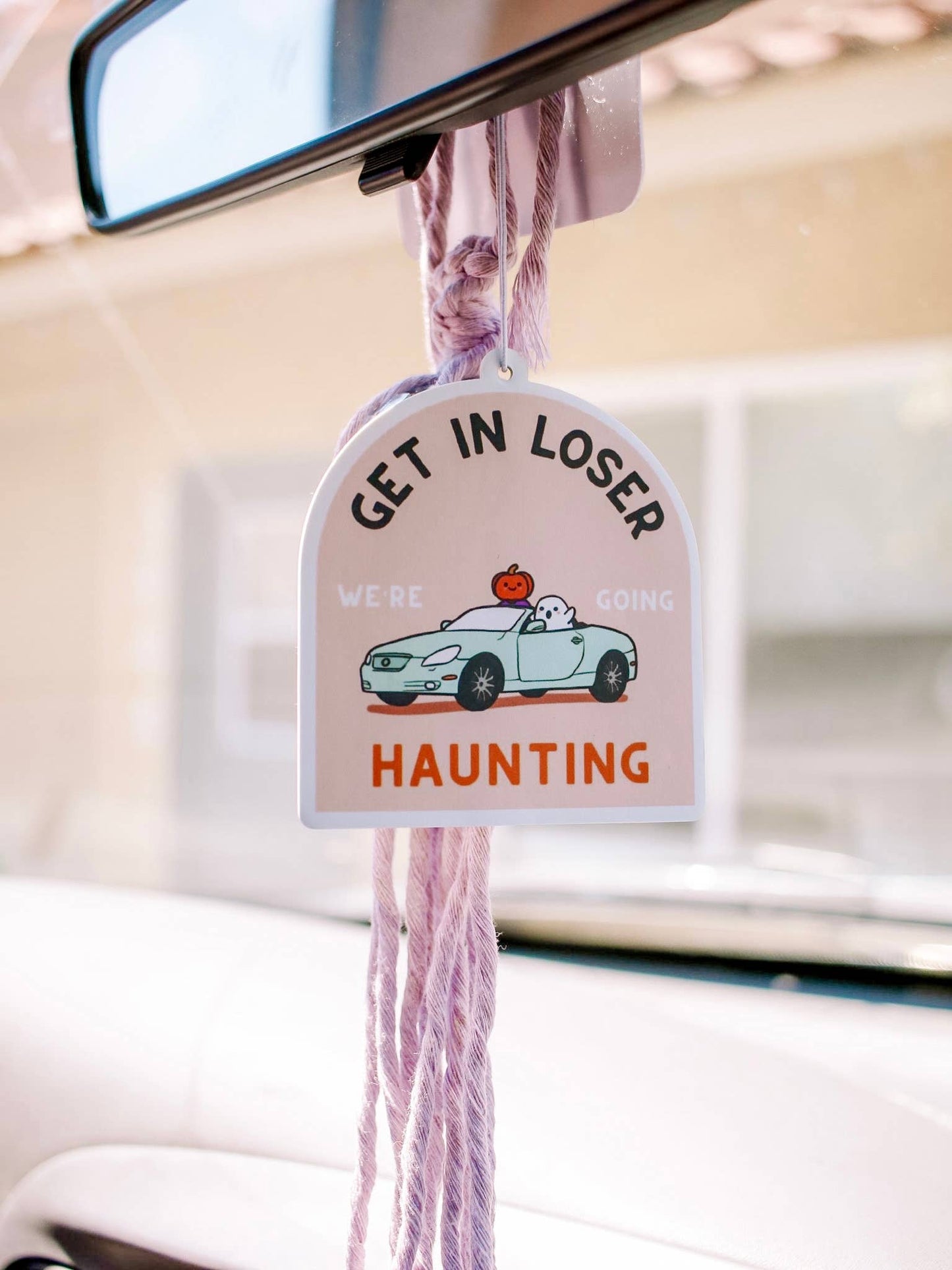 Get In Loser Halloween Car Air Freshener