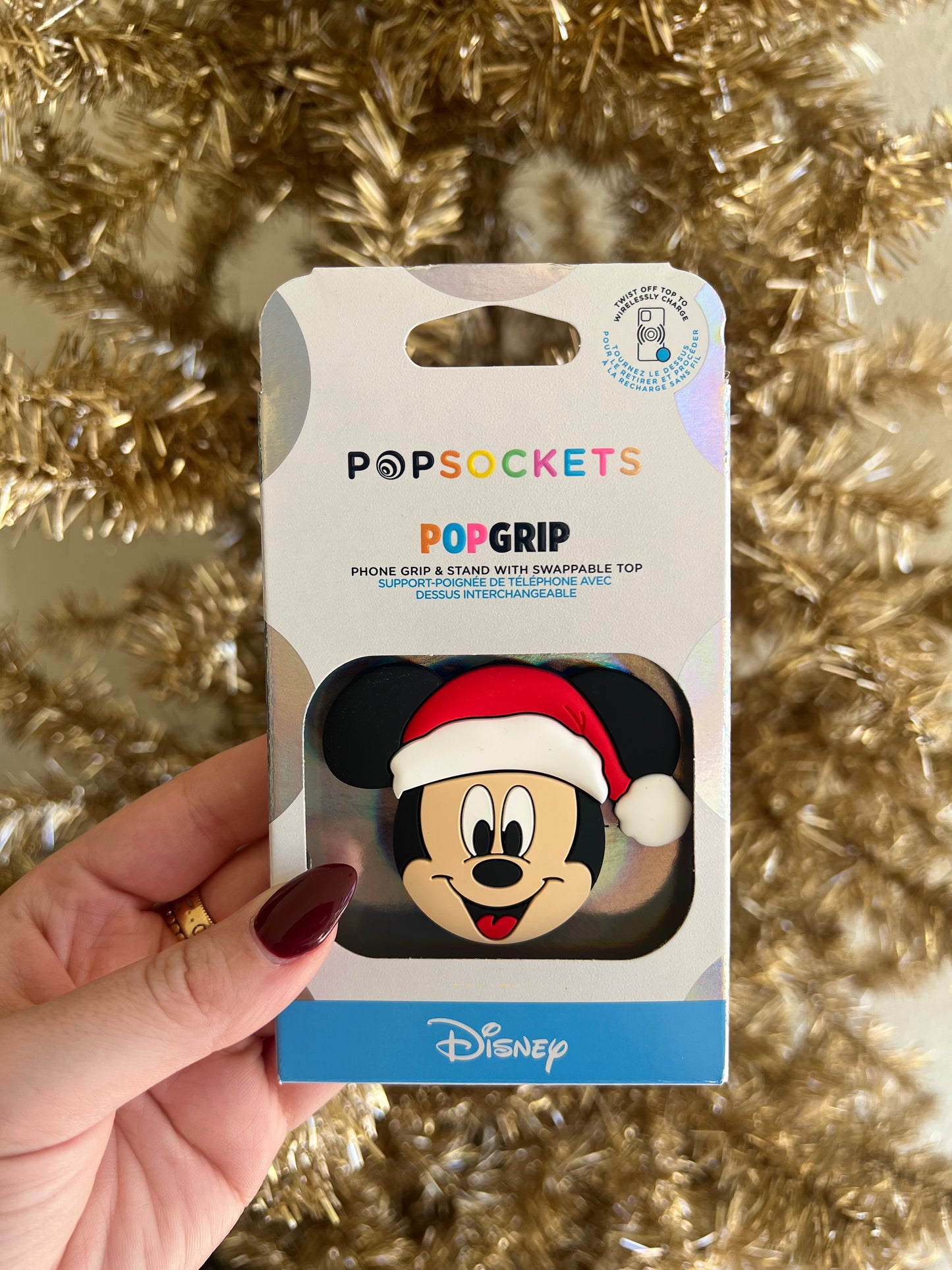 Santa Mickey Popsocket