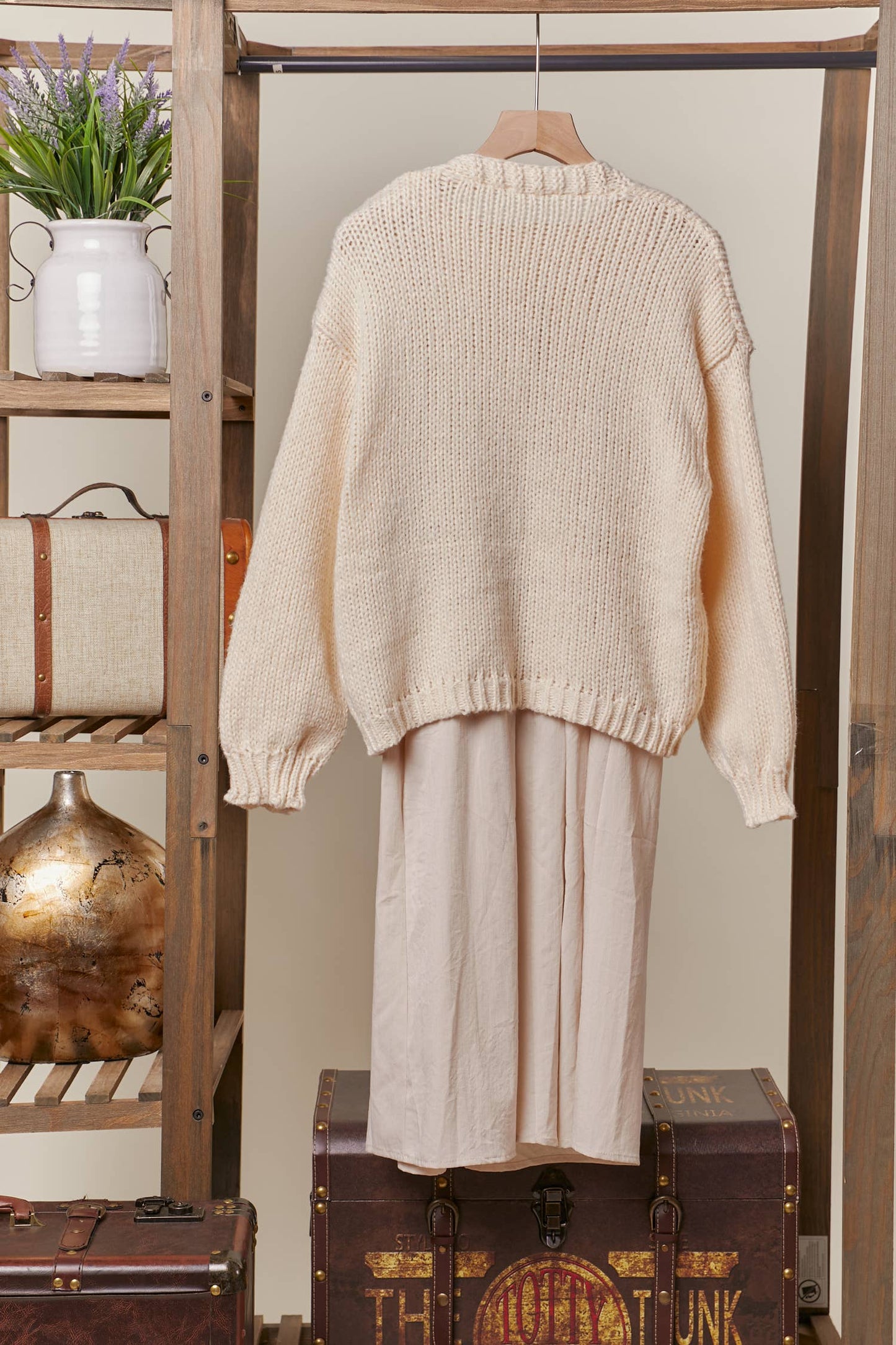 Flower Embroidered Cardigan