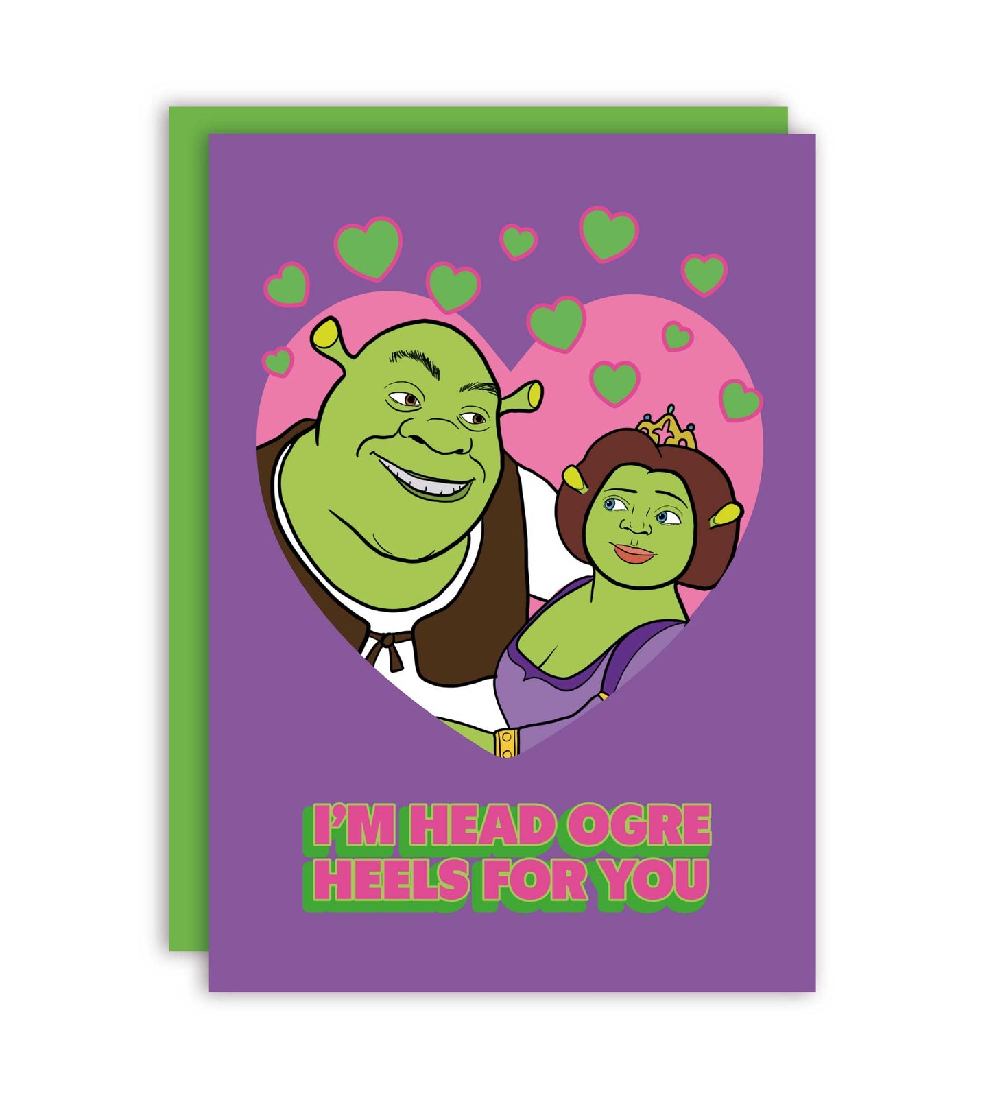 Head Ogre Heels For You Greeting Card