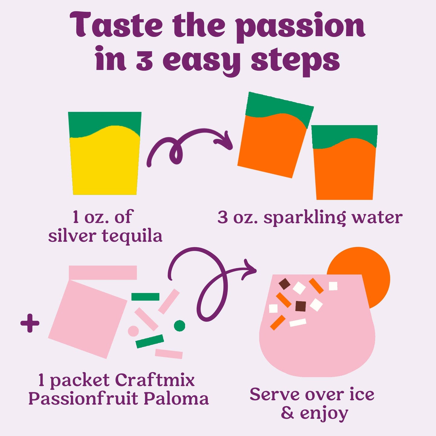 Craftmix Cocktail Mix Passionfruit Paloma