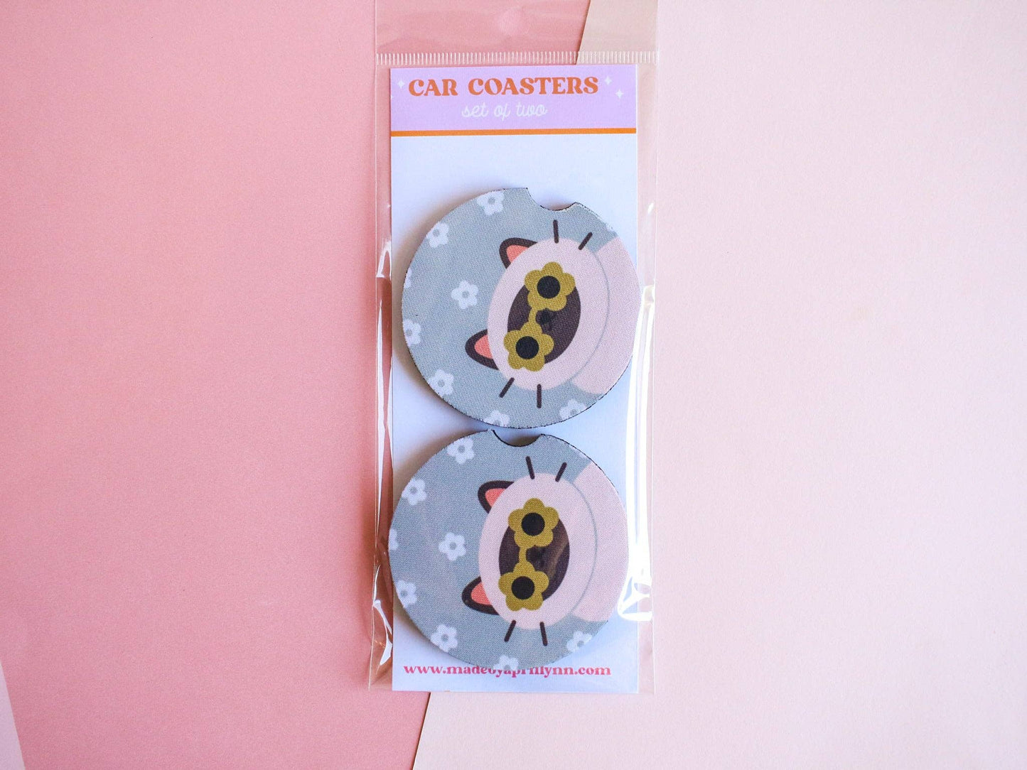 Car Coaster - Siamese Cat