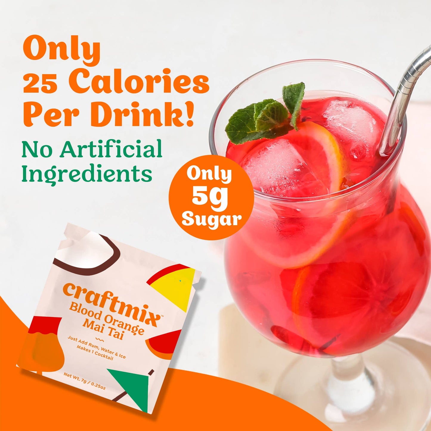 Craftmix Cocktail Mix Blood Orange Mai Tai