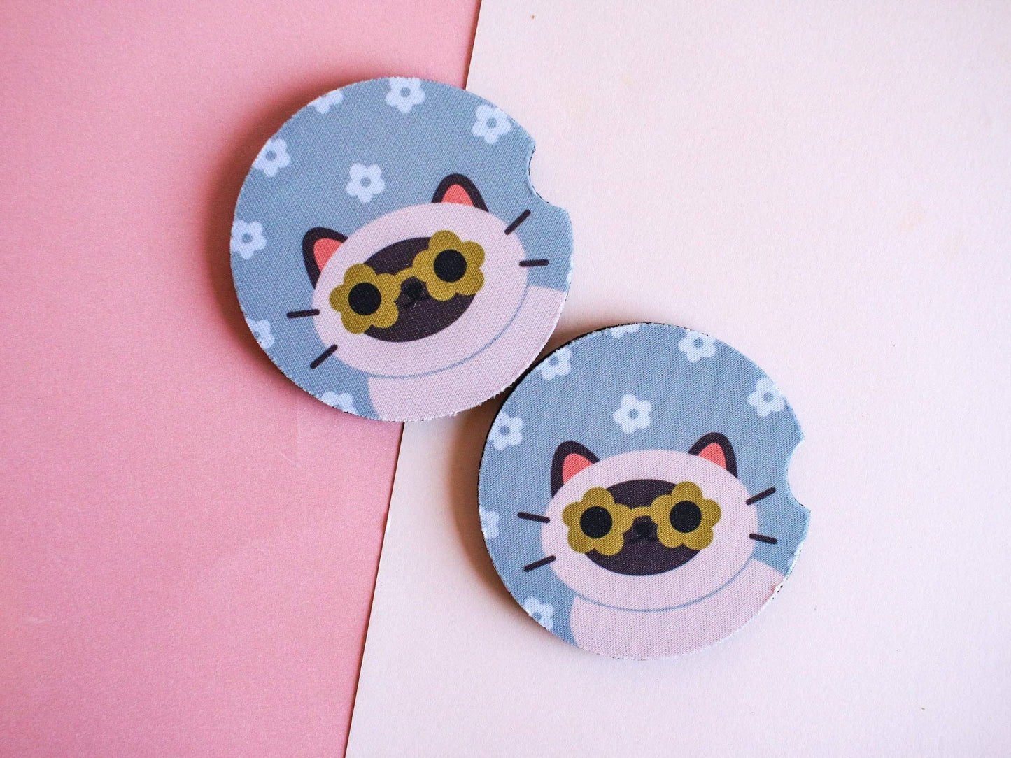 Car Coaster - Siamese Cat