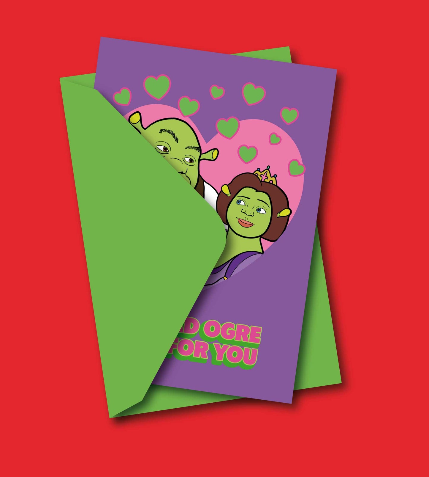 Head Ogre Heels For You Greeting Card