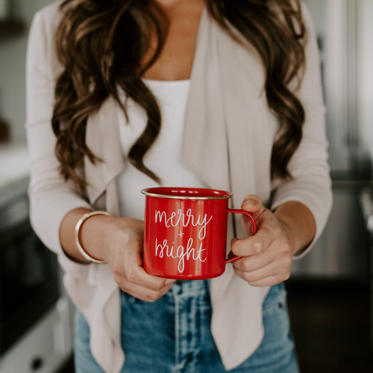 Merry and Bright Coffee Mug - Christmas Home Decor & Gifts