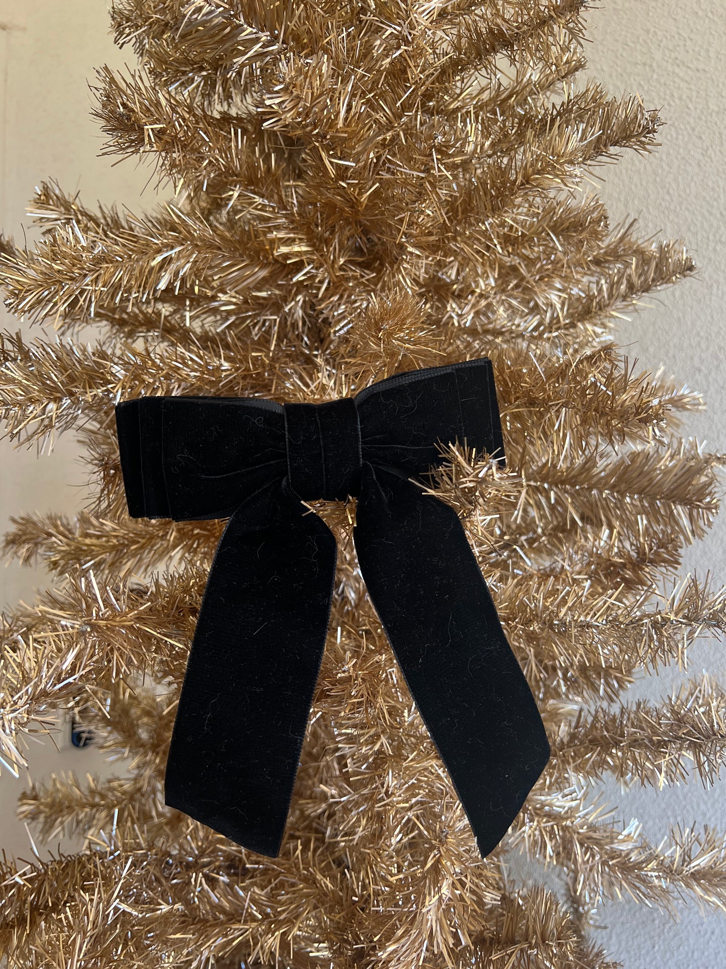 Grace Bow Barrette - Black
