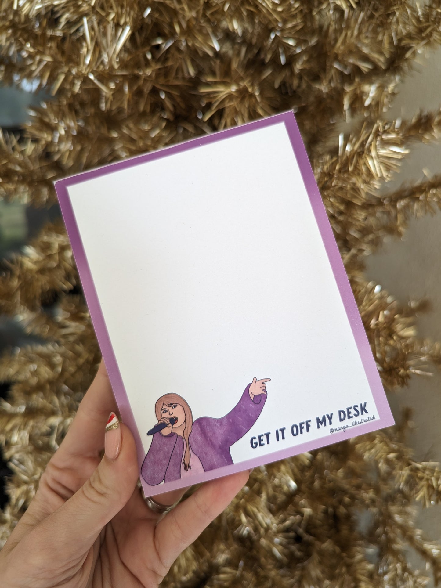 Get It Off My Desk Notepad