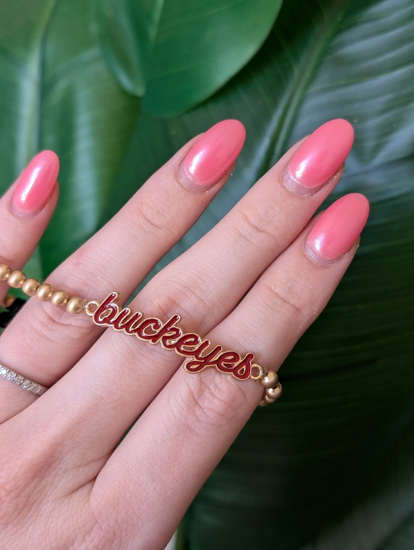 Ohio State Buckeyes Script Bracelet