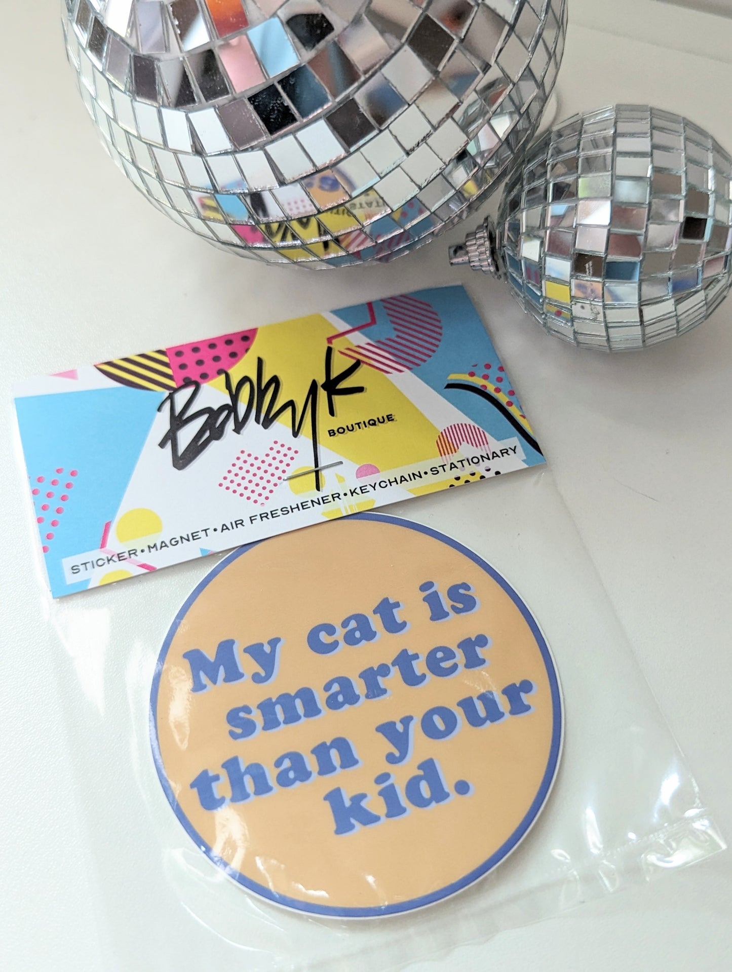 My Cat Is Smarter Than Your Kid Sticker