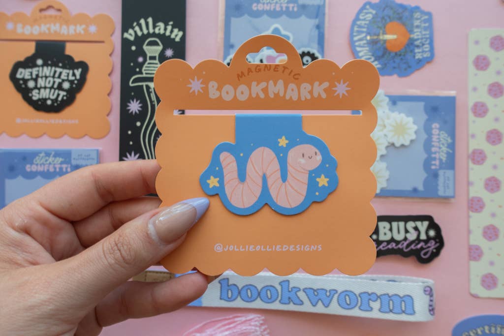 Bookworm Magnetic Bookmark