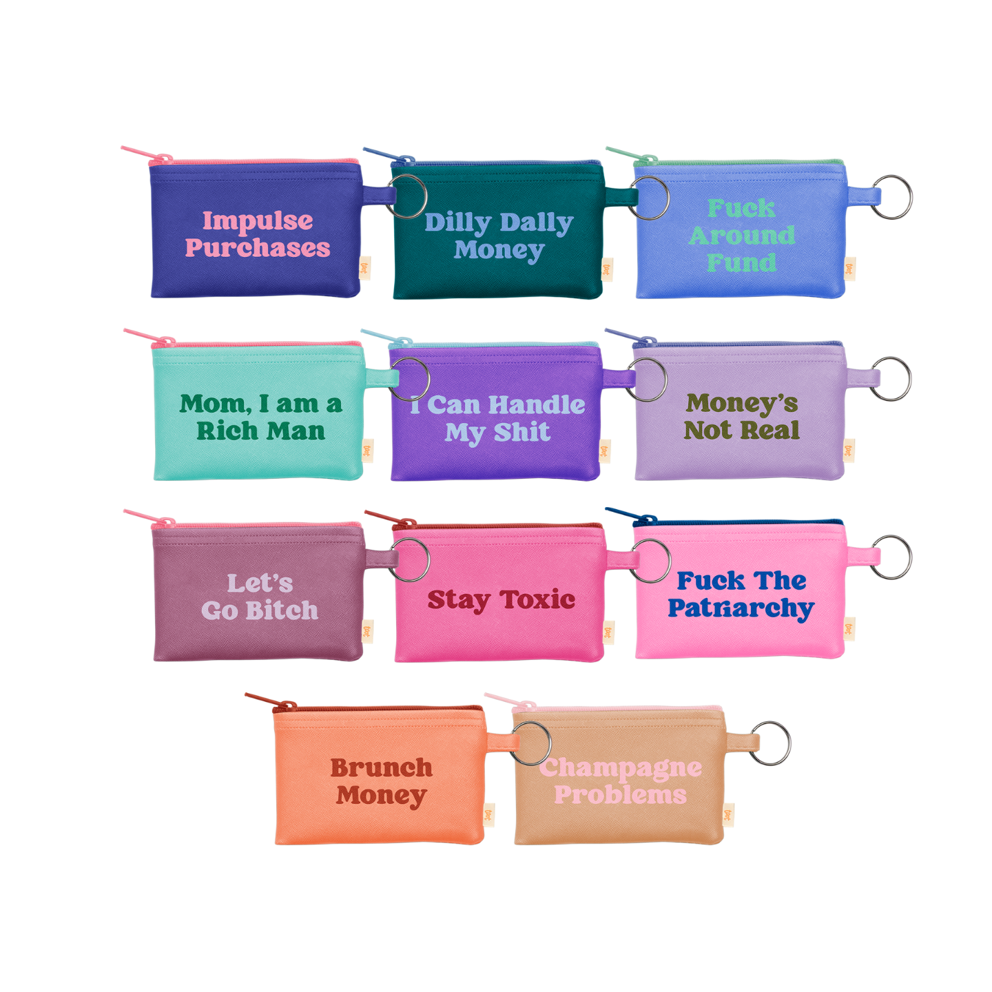 Penny Key Ring: Dumb Bitch