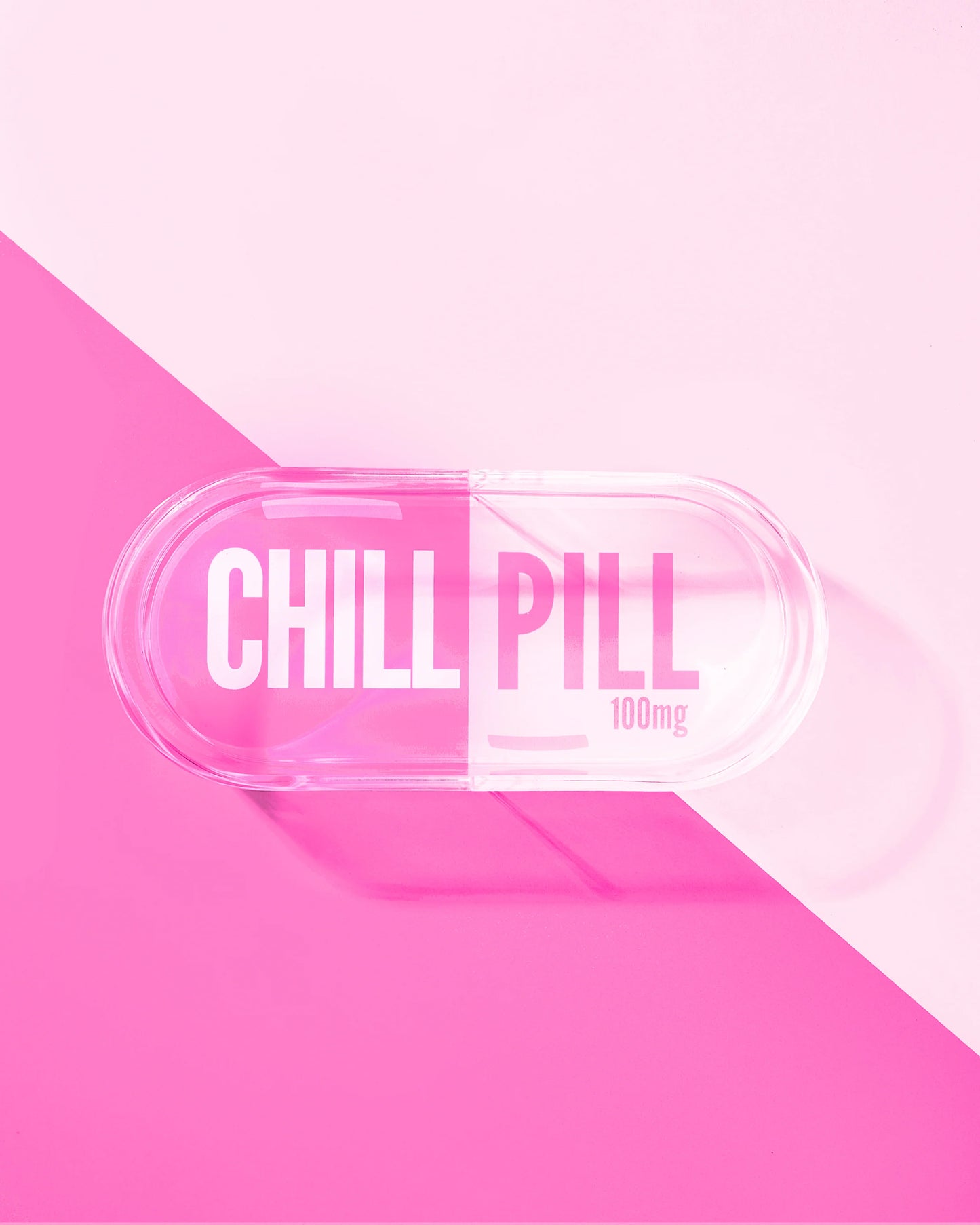 Pink Chill Pill Trinket Tray