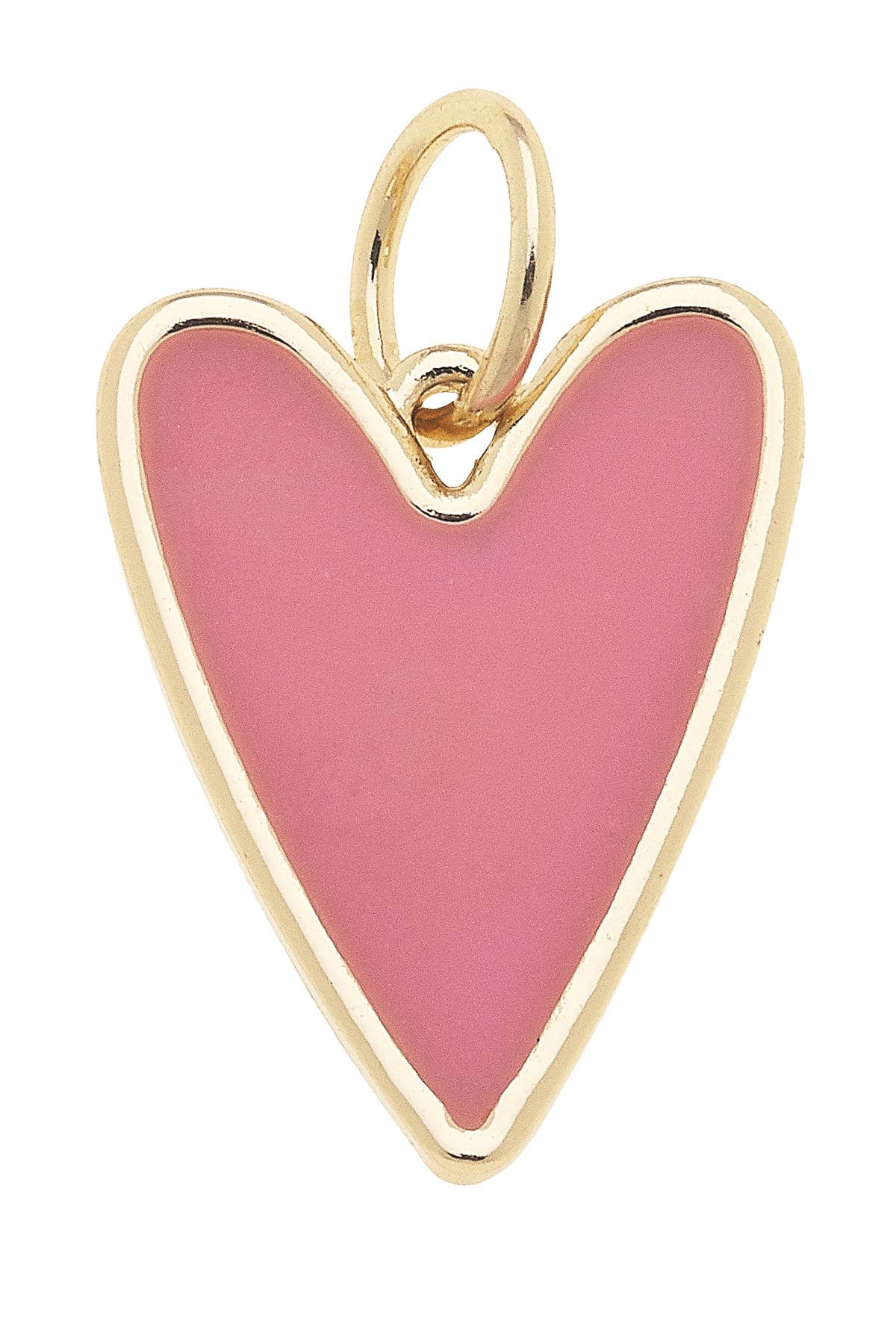 Heart Charm in Pink