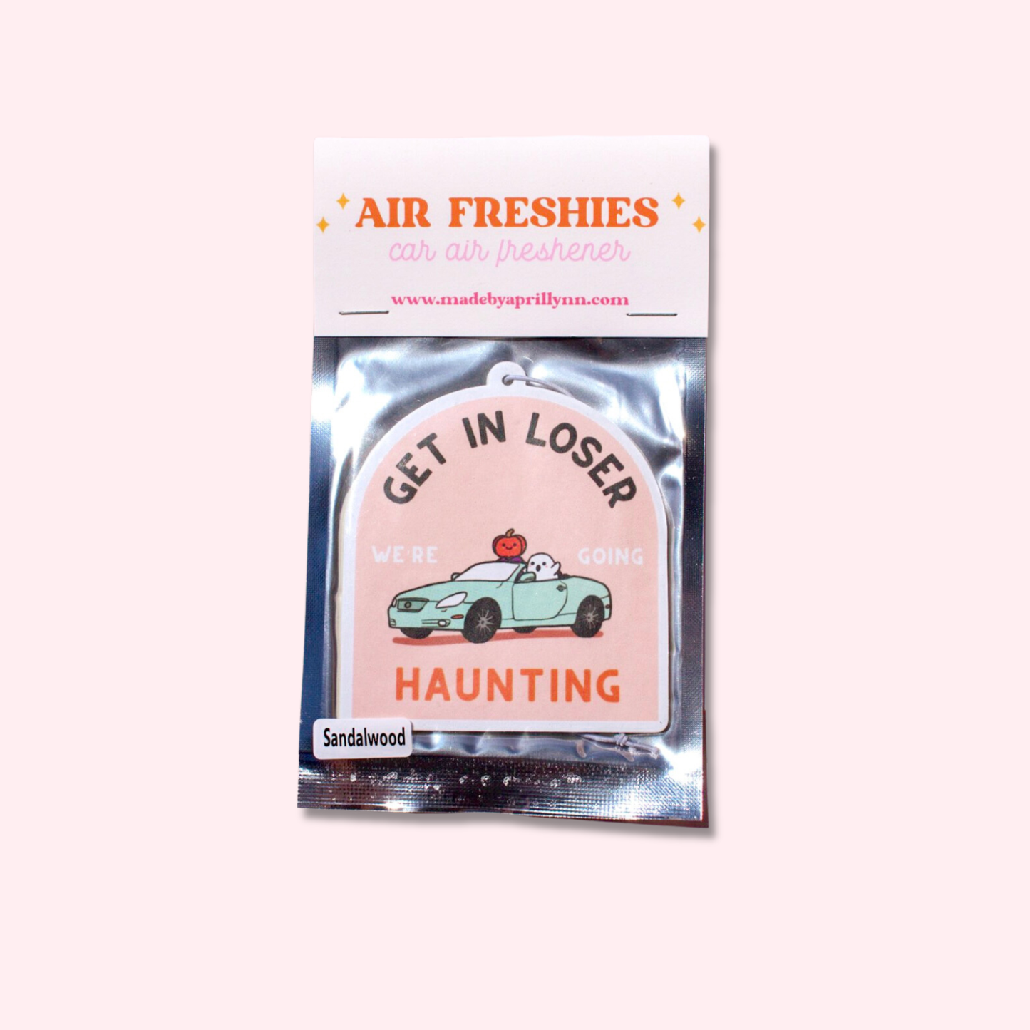 Get In Loser Halloween Car Air Freshener