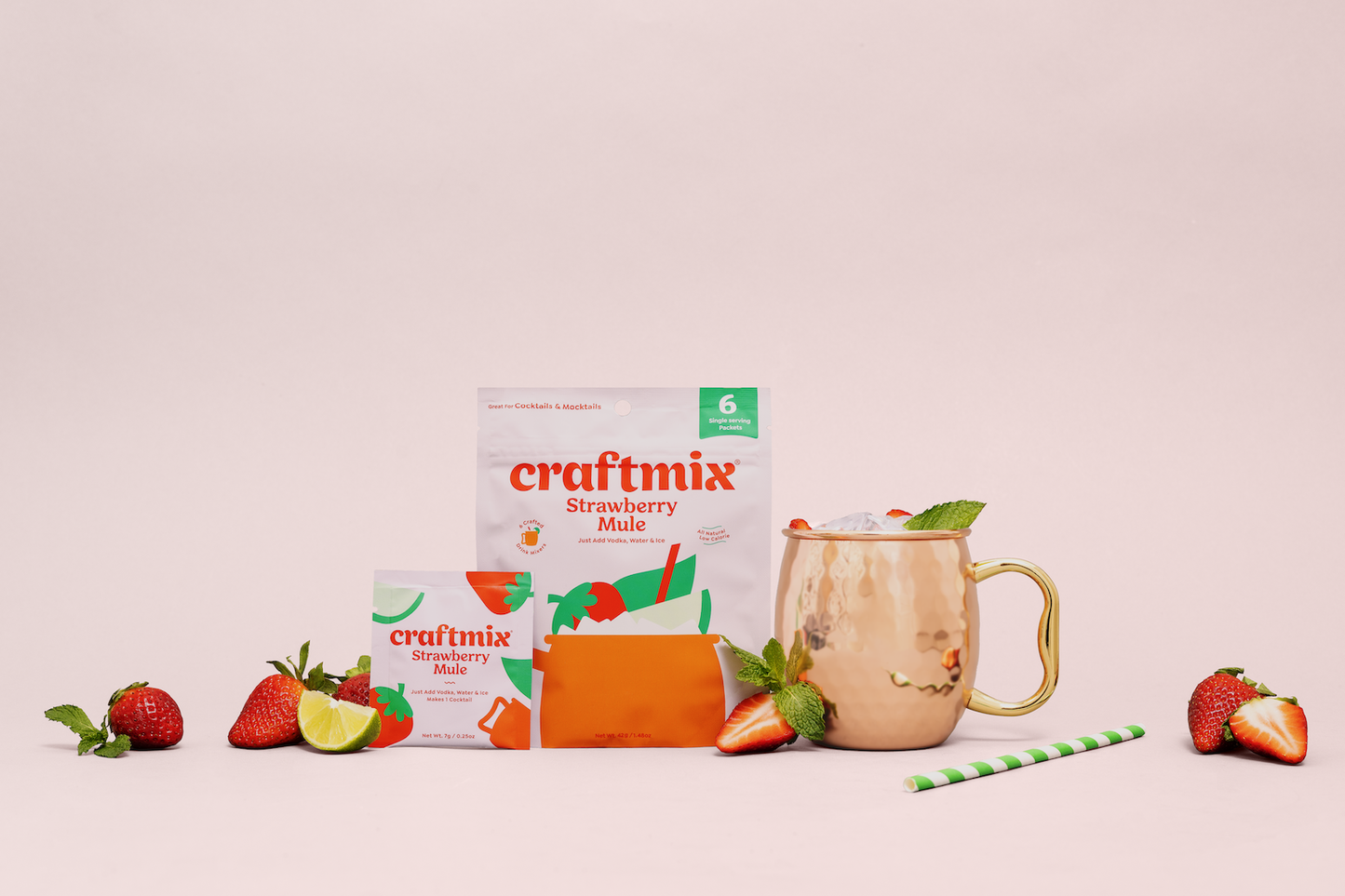 Craftmix Cocktail Mix Strawberry Mule