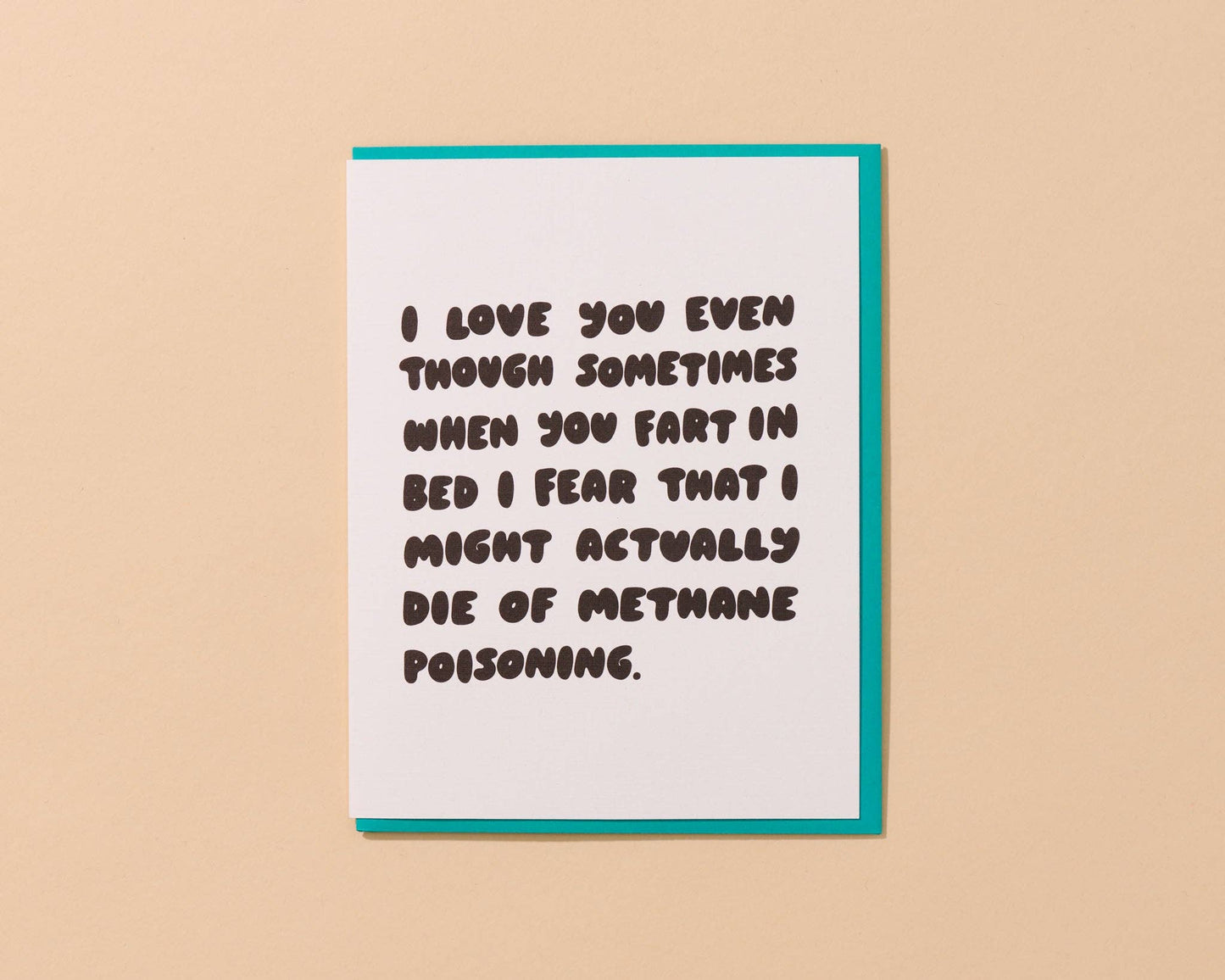 Fart in Bed Love Card