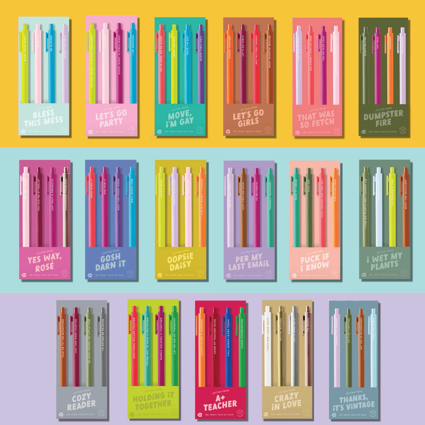 Jotter Sets 4 Pack You Go Girl