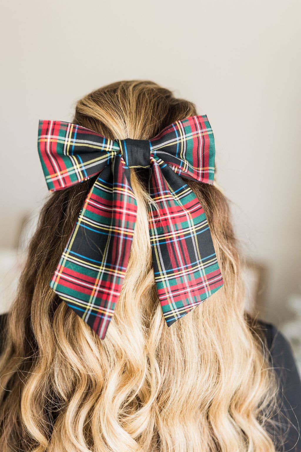 Tartan Christmas Plaid Bow