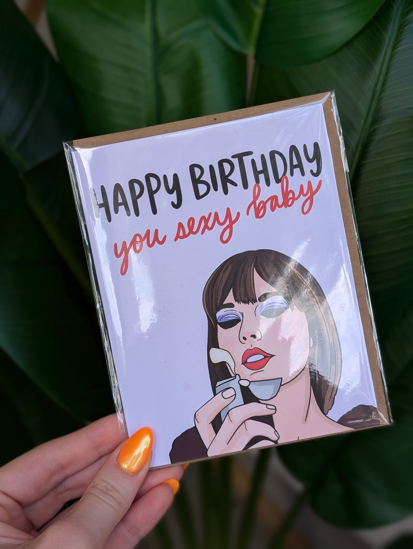 Sexy Baby Birthday Card Taylor