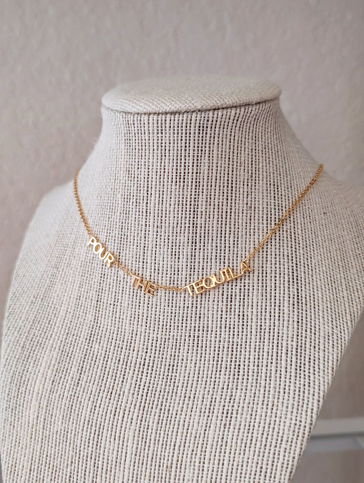 Pour The Tequila Necklace
