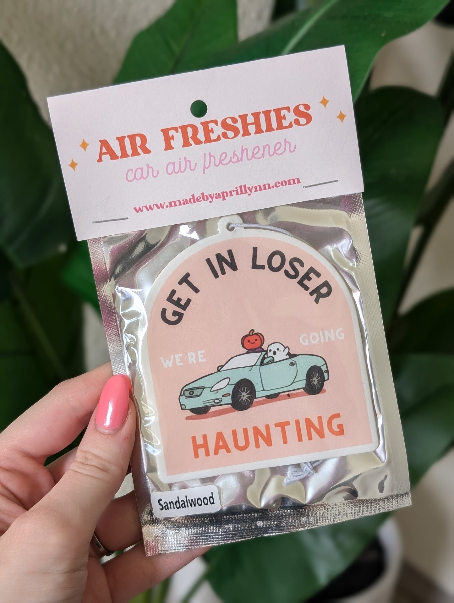 Get In Loser Halloween Car Air Freshener