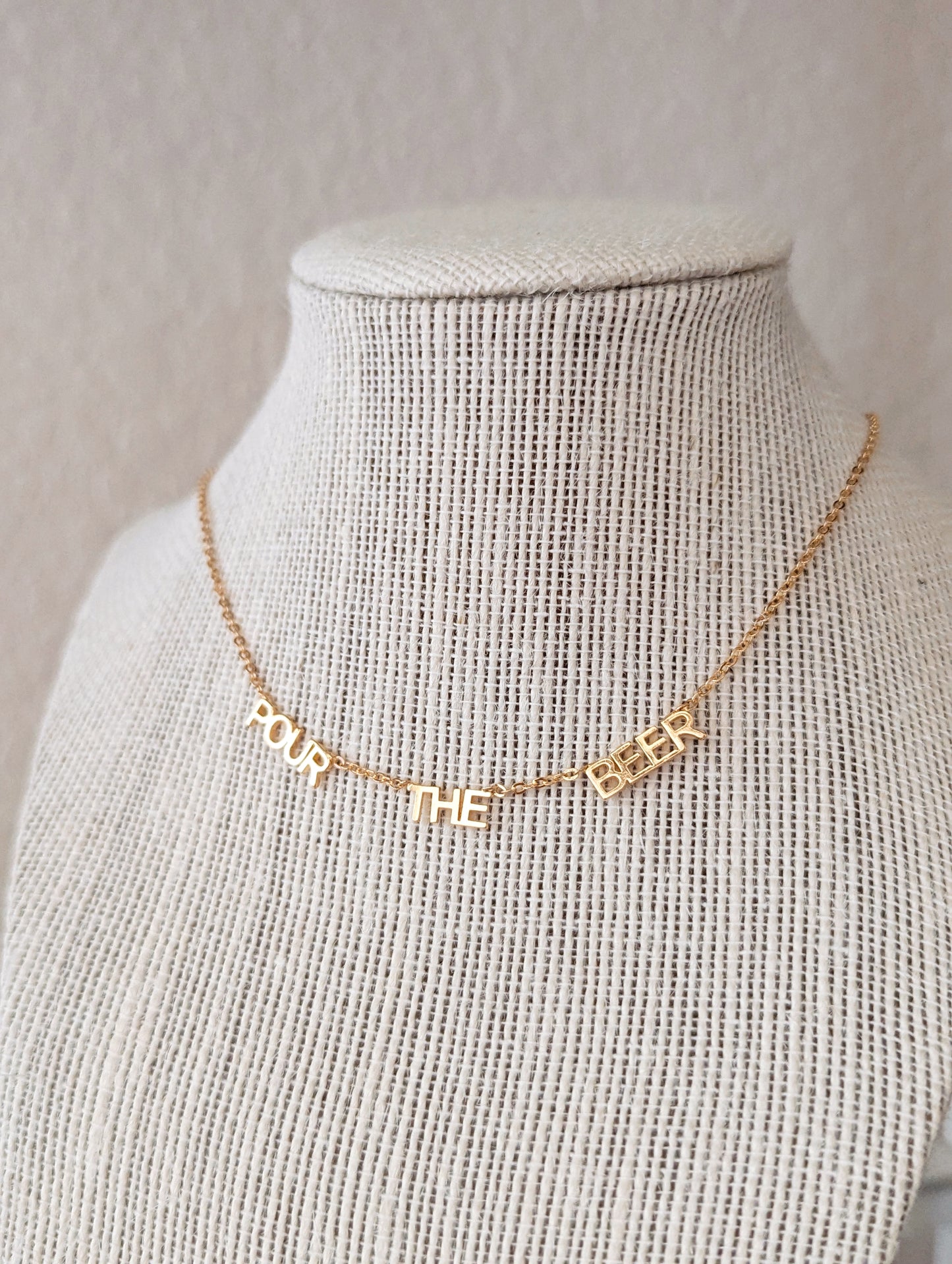 Pour The Beer Necklace