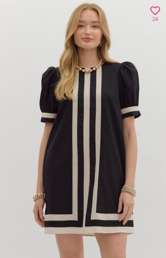 Black and White Dress