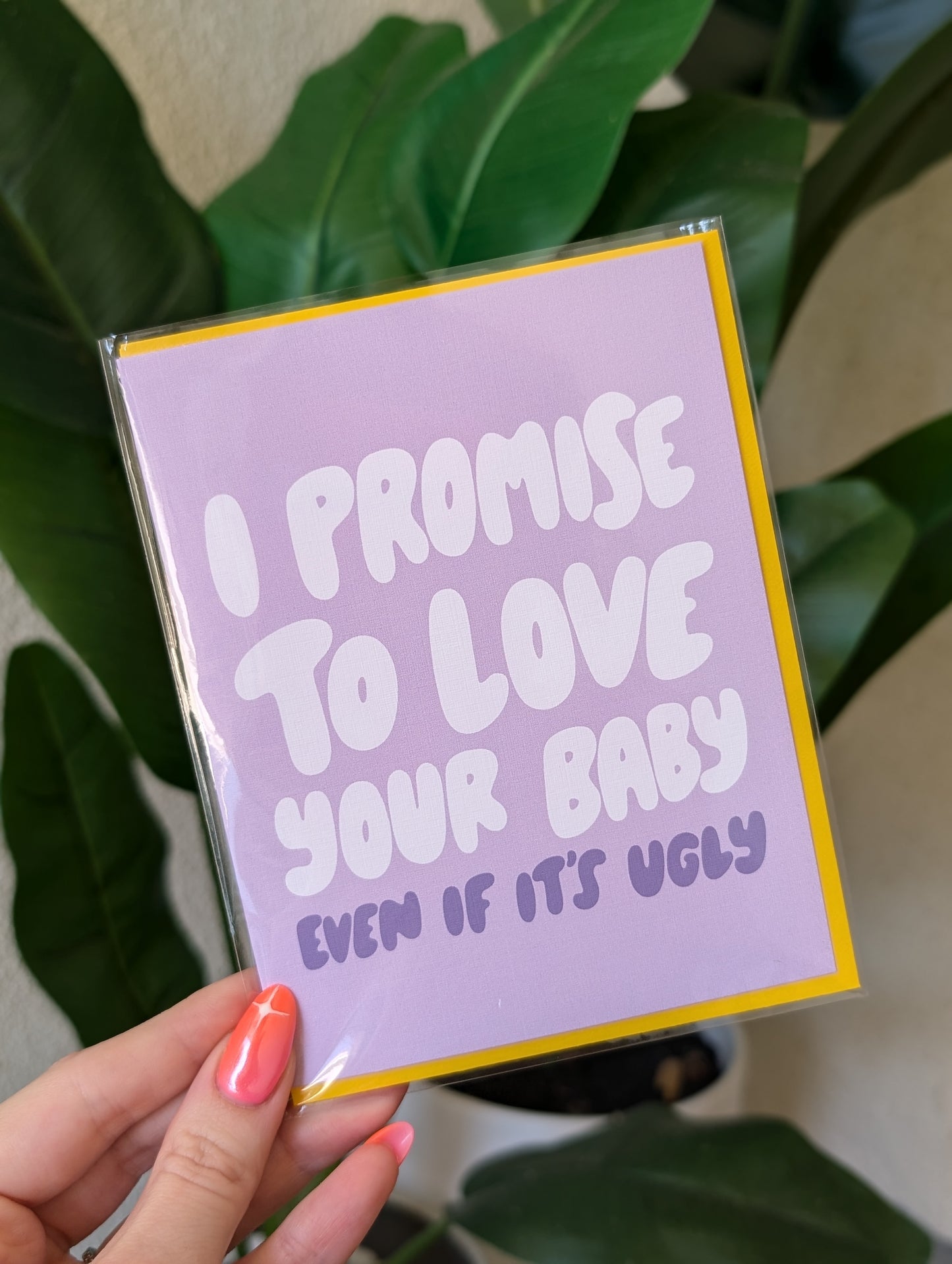 I Promise To Love Your Baby Card