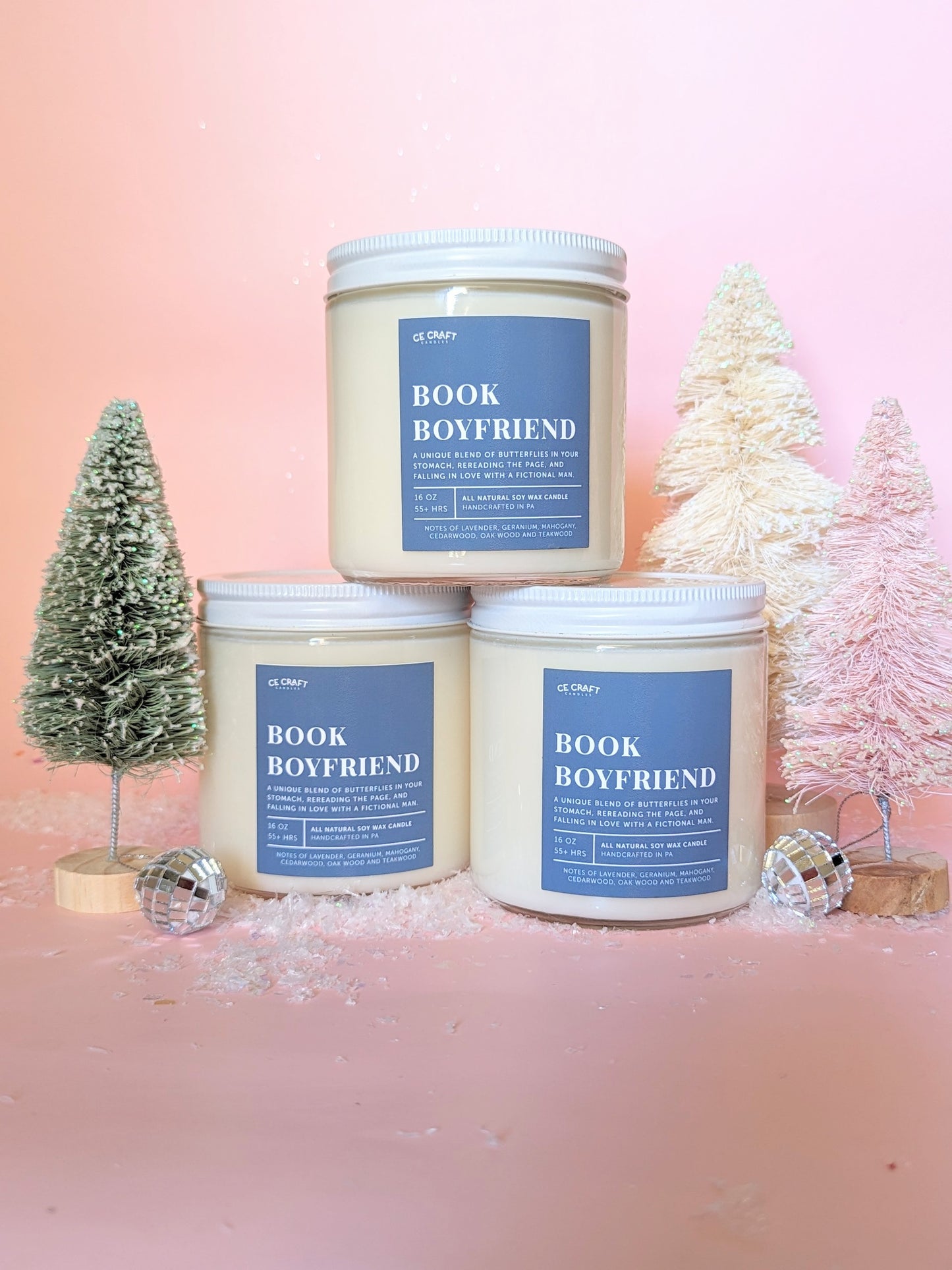 Book Boyfriend Candle