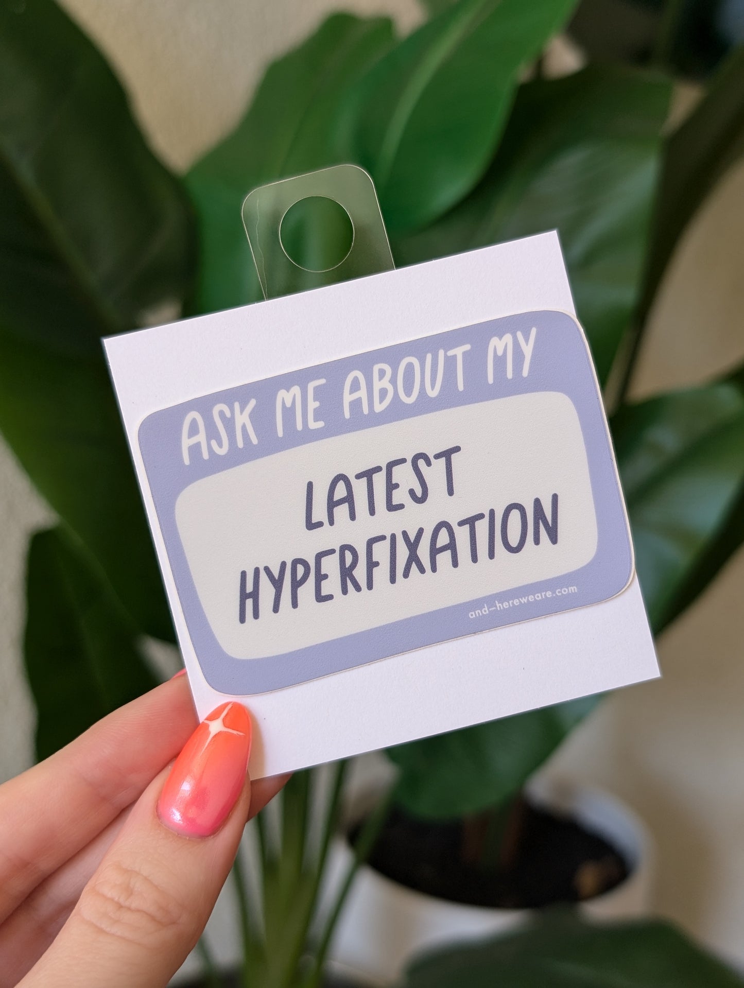 Latest Hyperfixation Sticker