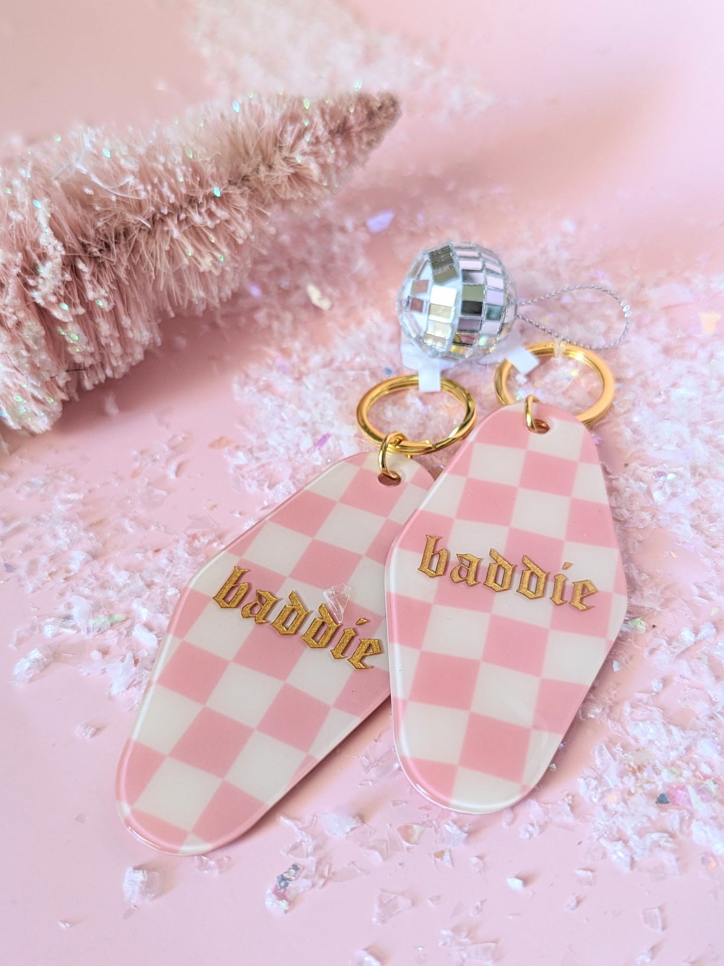 Baddie Motel Keychain