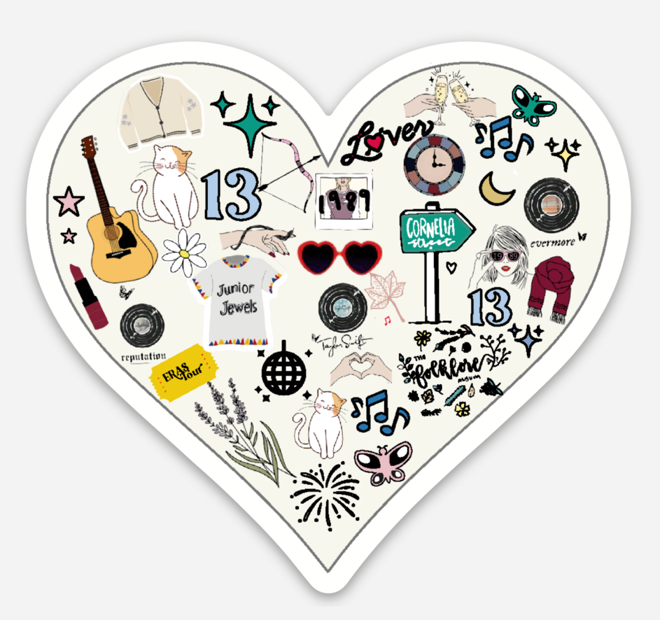 Taylor Swift Eras Sticker