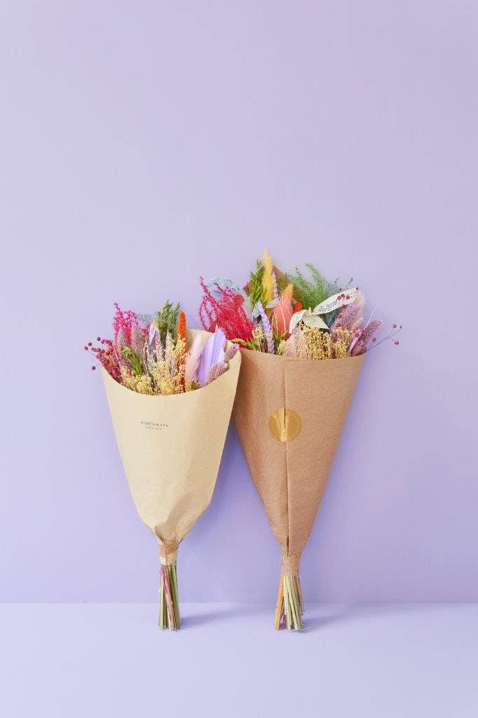 Medium Rainbow Dried Flower Bouquet