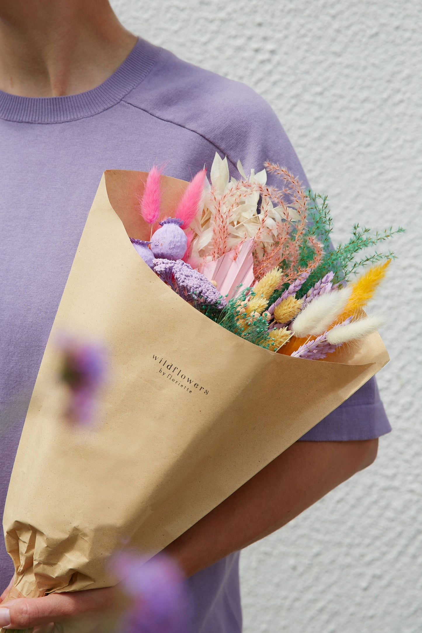 Medium Pastel Dried Flower Bouquet