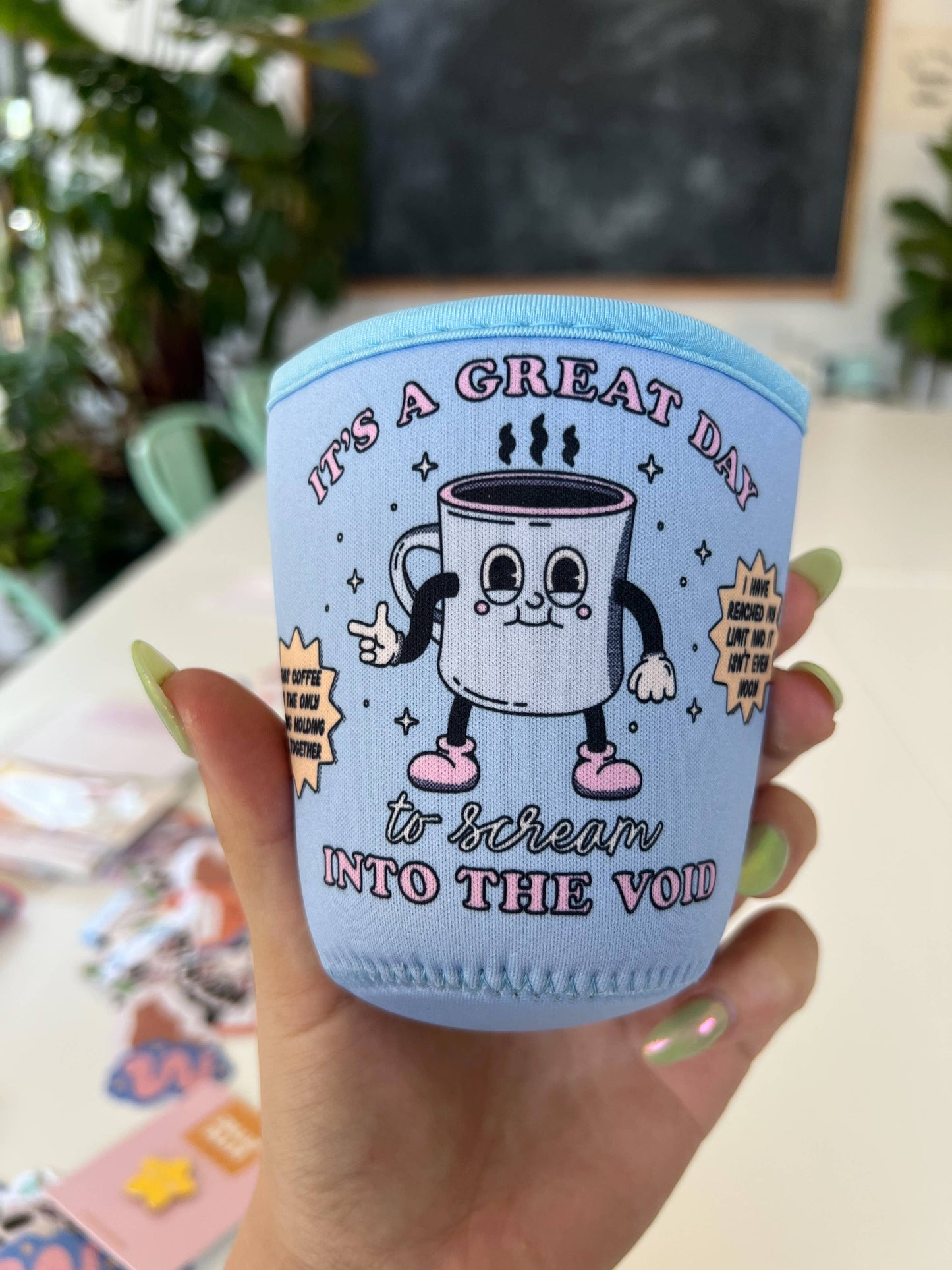 Scream into The Void Drink Sleeve