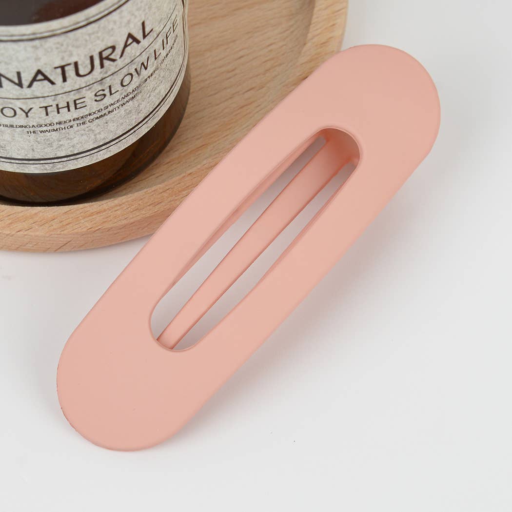 Light Pink Barette Hair Clip