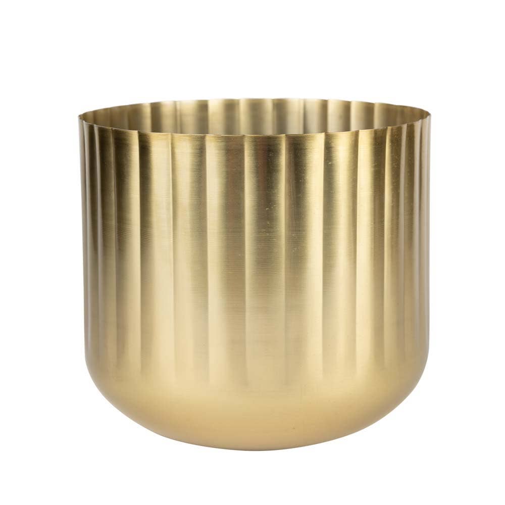 Firelit Scalloped Planter 9''