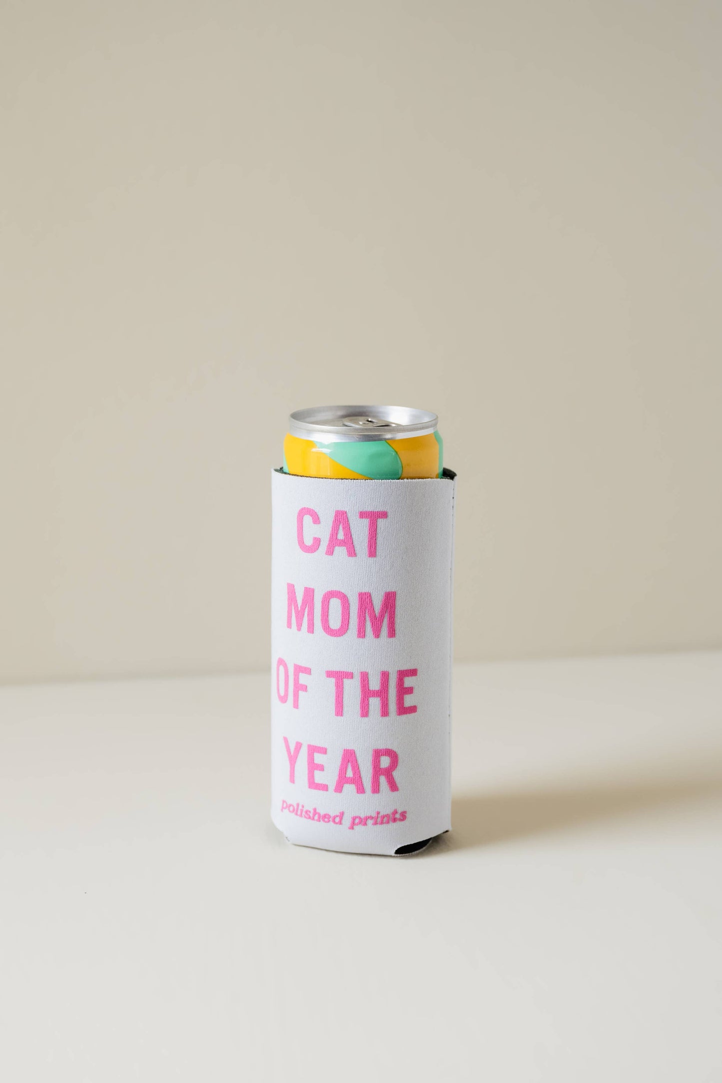 Cat Mom of the Year Koozie
