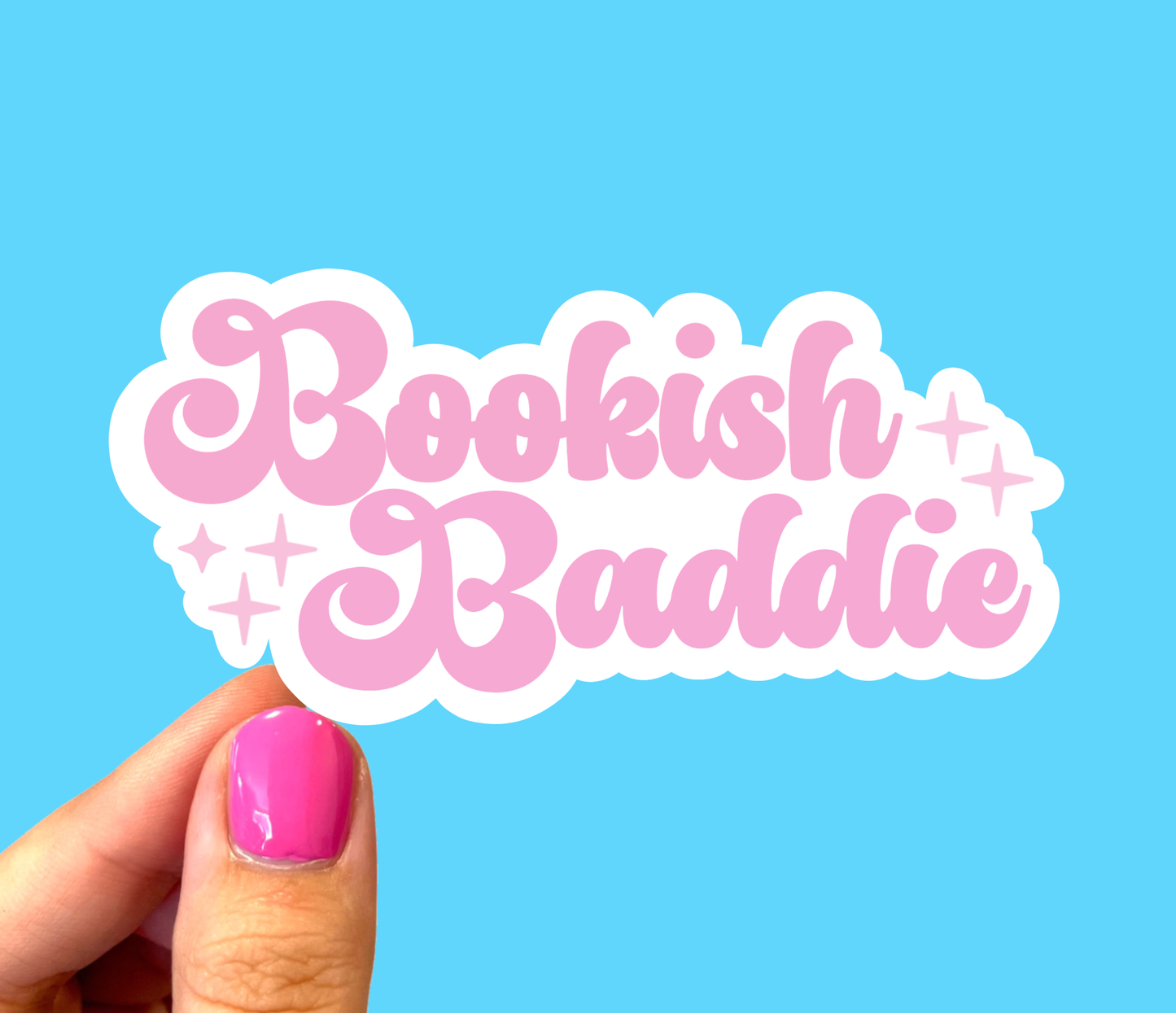 Bookish Baddie Sticker