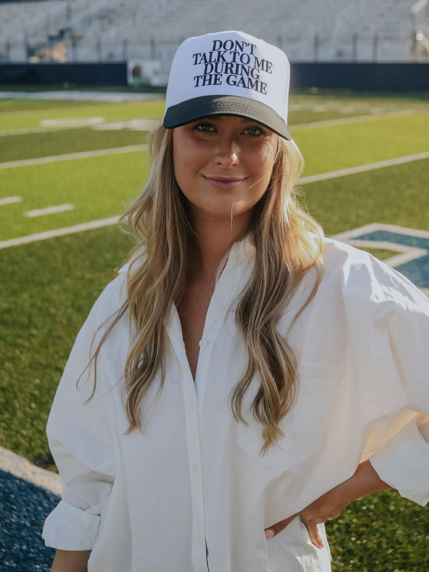 Don't Talk to Me Trucker Hat