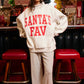 IT2594-SANTABABY | Reversible Mock Neck Sweatshirt: ASH GREY / S/M
