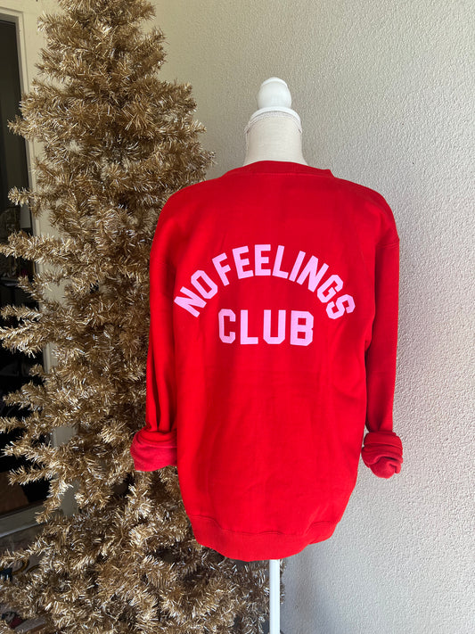 No Feelings Club Oversized Crewneck