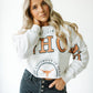 Texas Longhorns Split Cropped Crew